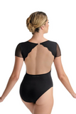 BALLET ROSA MONIA WOMEN OPEN BACK V-FRONT CAP SLEEVE LEOTARD