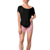 BLOCH Z30023 WOMEN OPEN BACK T-SHIRT
