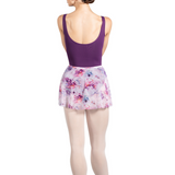 BLOCH R0241 WOMEN PARISA FLOCKED MESH PULL ON SKIRT