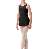 BLOCH CR0501 GIRLS SAGE MESH WRAP SKIRT