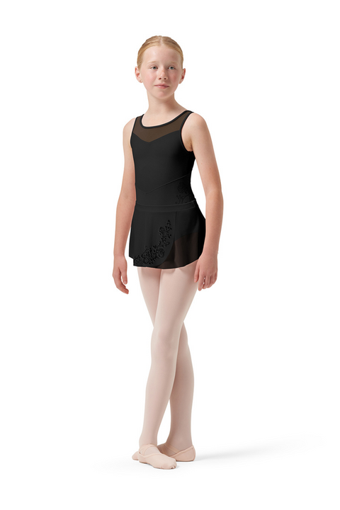 BLOCH CR0501 GIRLS SAGE MESH WRAP SKIRT