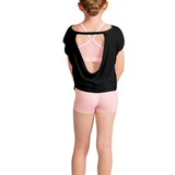 BLOCH CZ30027 GIRLS OPEN BACK T-SHIRT