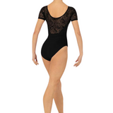 BLOCH L3392 VIENNA BACK SHORT SLEEVE LEOTARD