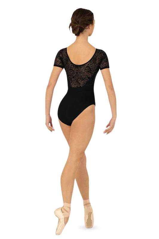 BLOCH L3392 VIENNA BACK SHORT SLEEVE LEOTARD