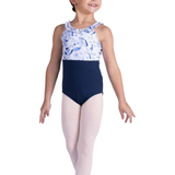 DANSHUZ 26109C GIRLS DAHLIA RUFFLE PINR TANK LEOTARD