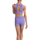 BLOCH CR90003 GIRLS EMBROIDERED WAIST SHORT