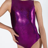 -ENERGETIKS-SCL121 GIRLS MILLIE BOAT NECK TANK LEOTARD