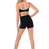 BLOCH D55689G GIRLS ECLIPSE PIPING SHORT - The Dance Shoppe