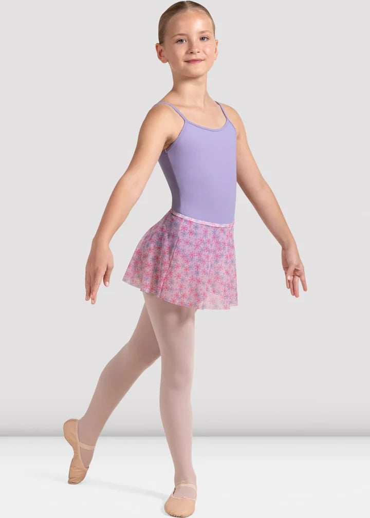 BLOCH CR0251 GIRLS FLORAL PRINTED SKIRT
