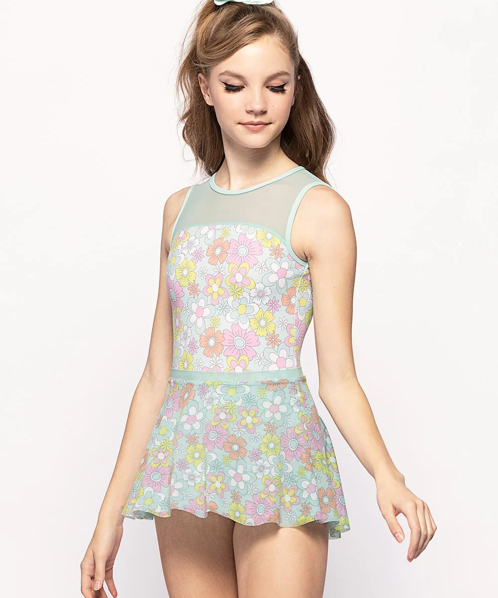 -ELEVE DANCEWEAR-GIRLS FLARE SKIRT MESH