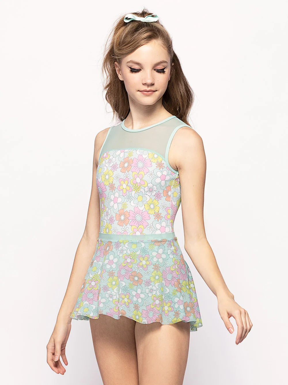 -ELEVE DANCEWEAR-WOMEN FLARE SKIRT MESH