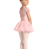 M20007C GIRLS PUFF SLEEVE TUTU LEOTARD-MIRELLA