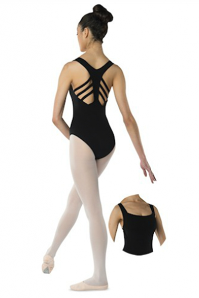 DANSHUZ 2418C CHILD FISHBONE BACK LEOTARD