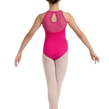 MIRELLA M1245C GIRLS HIGH NECK HALTER LEOTARD
