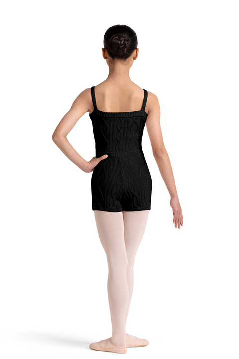 BLOCH CU12002 GIRLS KNIT SHORT UNITARD
