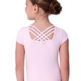 CAPEZIO CB101C GIRLS PURE PRINCESS SHORT SLEEVE LEOTARD