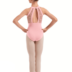 BLOCH CL40016 GIRLS FLORAL HALTER LEOTARD - The Dance Shoppe