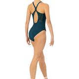 BLOCH L1287 WOMEN CAROL DOUBLE STRAP MESH BODICE CAMISOLE LEOTARD