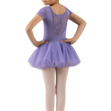 BLOCH CL3332 GIRLS HOLLY CAP SLEEVE TUTU LEOTARD