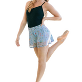 SO DANCA 7015C GIRLS GARDEN PRINTED TAP SHORT