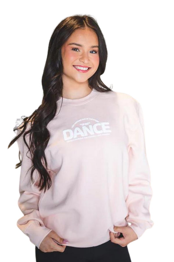 COVET DANCE JADD-SS ADULT JUST ANOTHER DAY AT THE STUDIO SWEATSHIRT