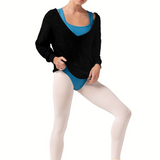 BLOCH Z30014 WOMEN WIDE OSIZE KNIT WARM UP SWEATER