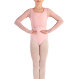 BLOCH CZ8469 GIRLS HENNY MESH WRAP TOP