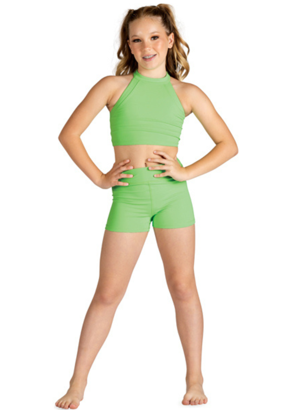 HI-WAIST BOOTY SHORT LENGTH-DANSHUZ