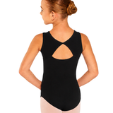 EUROTARD-4450 GIRLS MICROFIBER TRIANGLE BACK LEOTARD