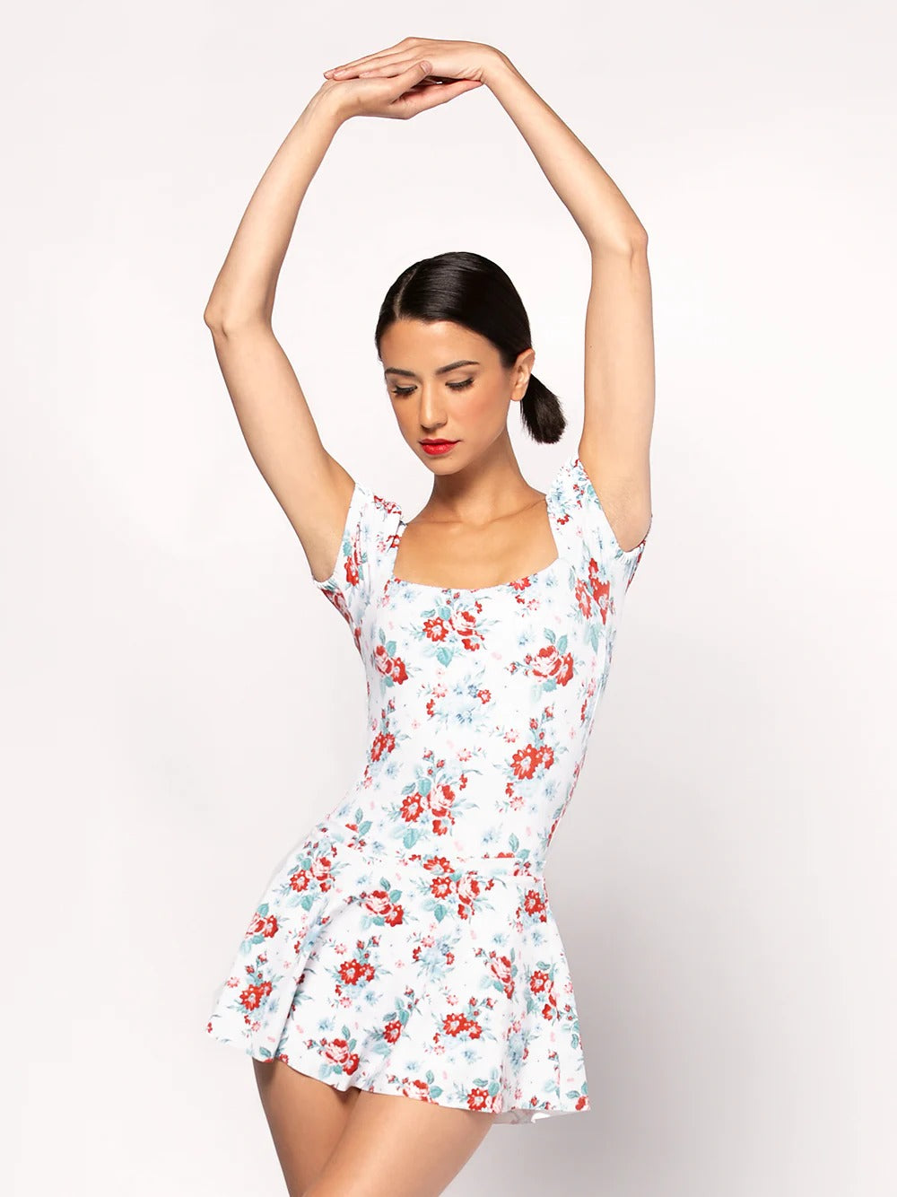 -ELEVE DANCEWEAR-WOMEN FLARE SKIRT MESH
