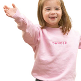 COVET DANCE DNCR-EMB-Y GIRLS DANCER EMBROIDERED SWEATSHIRT