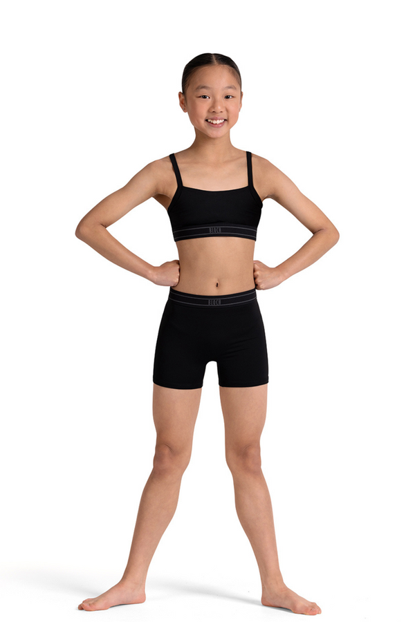 BLOCH CZ30006 GIRLS LOGO CAMI CROP TOP