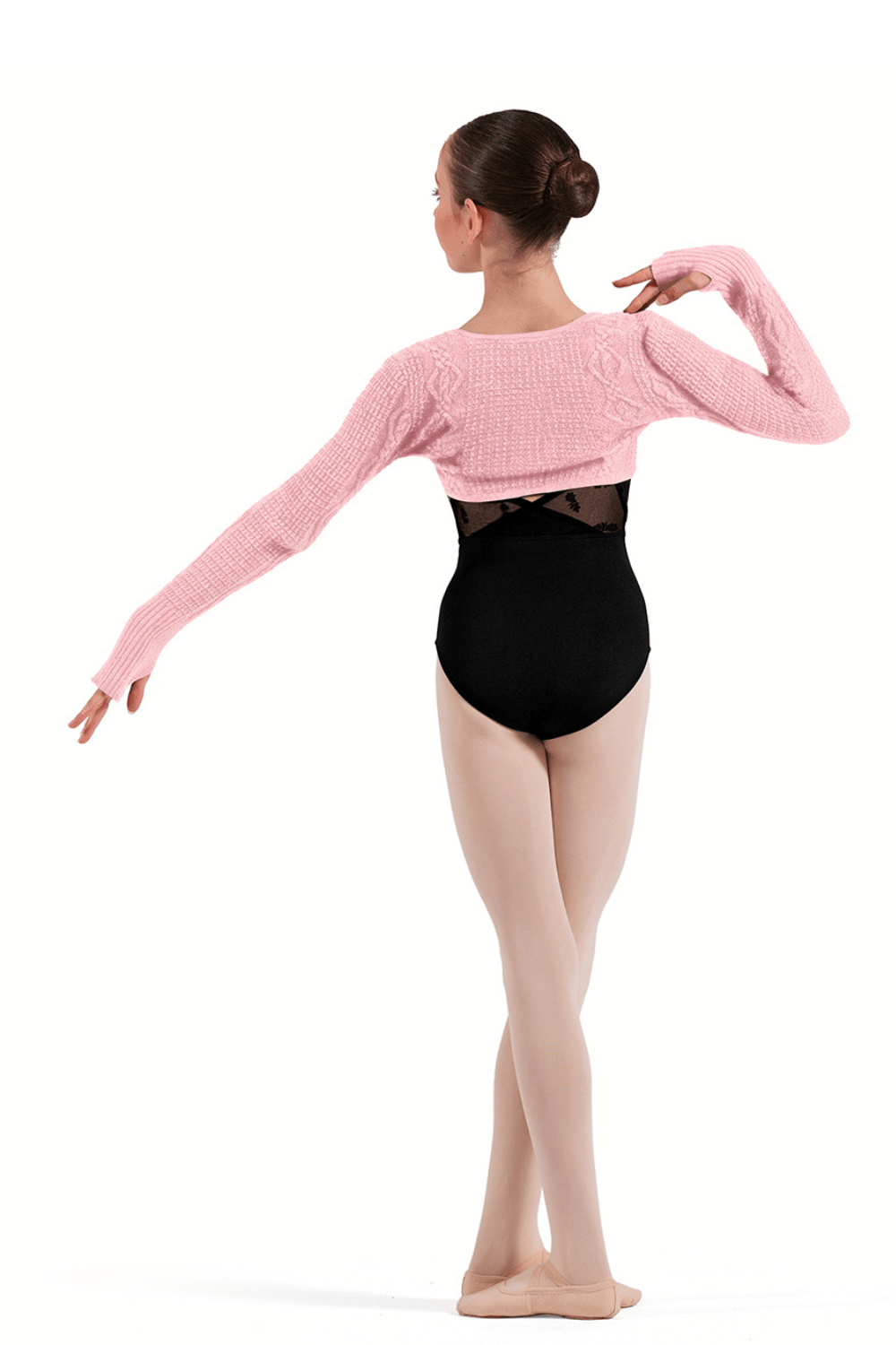 BLOCH CZ30043 GIRLS TWIST FRONT KNIT TOP - The Dance Shoppe