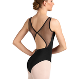 MIRELLA M50005LM WOMEN BACK MESH TANK LEOTARD