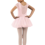 BLOCH CL3332 GIRLS HOLLY CAP SLEEVE TUTU LEOTARD