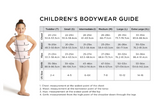 CAPEZIO 11311C GIRLS BACK KEYHOLE PUFF SLEEVE LEOTARD
