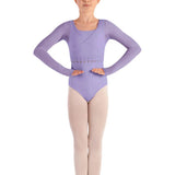BLOCH CZ8469 GIRLS HENNY MESH WRAP TOP