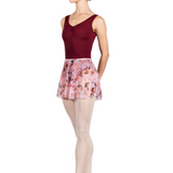 BLOCH R0241 WOMEN PARISA FLOCKED MESH PULL ON SKIRT