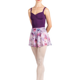 BLOCH R0241 WOMEN PARISA FLOCKED MESH PULL ON SKIRT