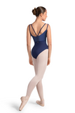 MIRELLA M70001LM WOMEN STRIPE BODICE CAMISOLE LEOTARD