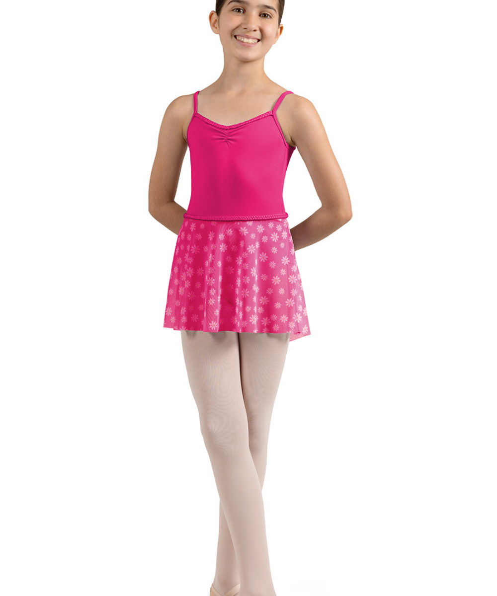 MS900C GIRLS PRINTED MESH SKIRT-MIRELLA