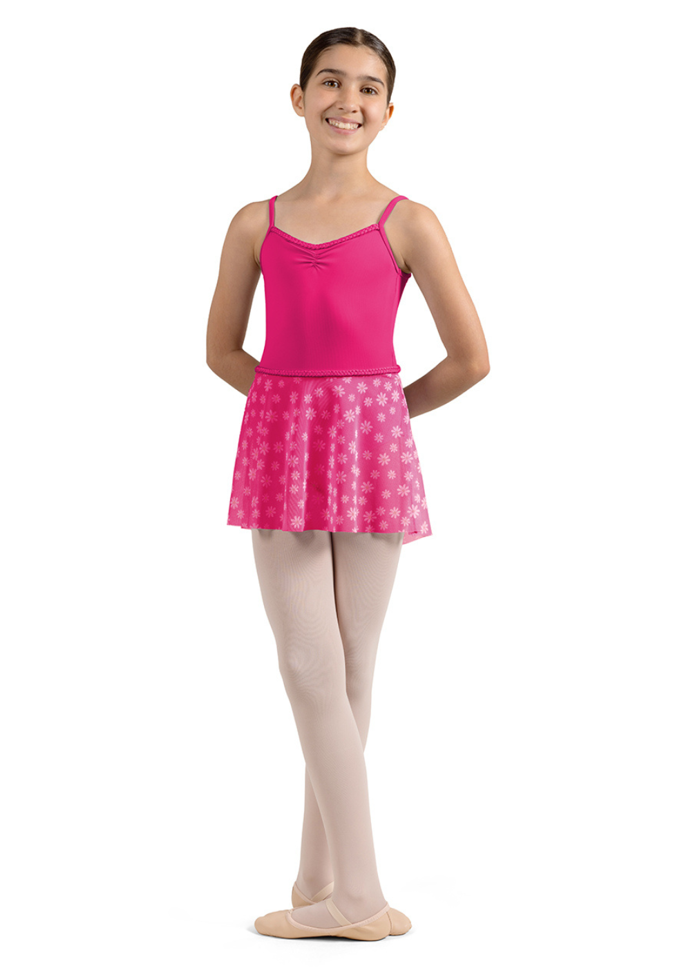 MS900C GIRLS PRINTED MESH SKIRT-MIRELLA