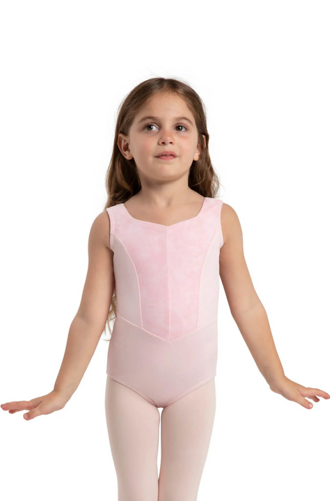 CAPEZIO 12287C GIRLS JEWEL GARDEN SAPPHIRE TANK LEOTARD