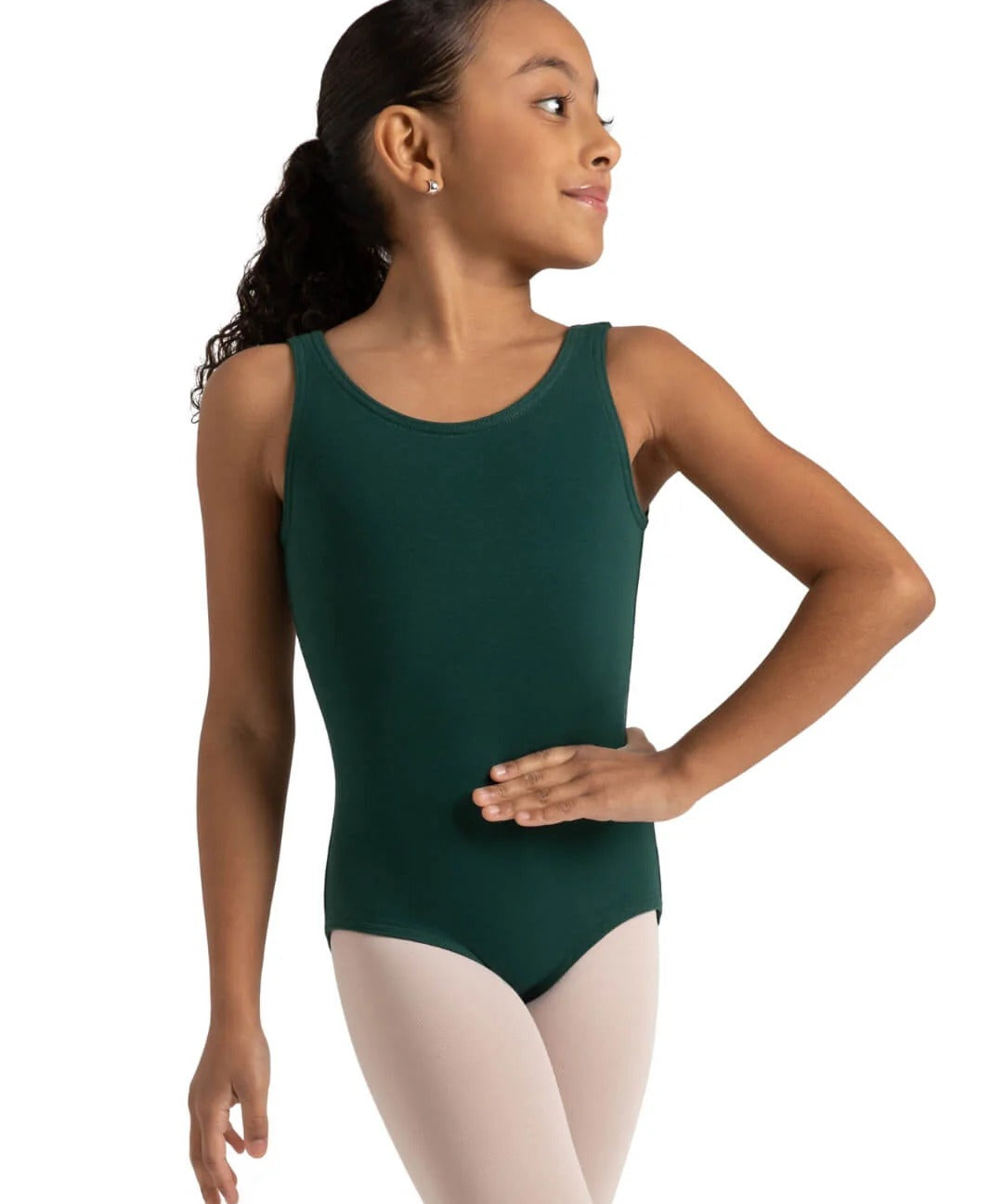 CAPEZIO CC201C GIRLS HIGH NECK TANK LEOTARD