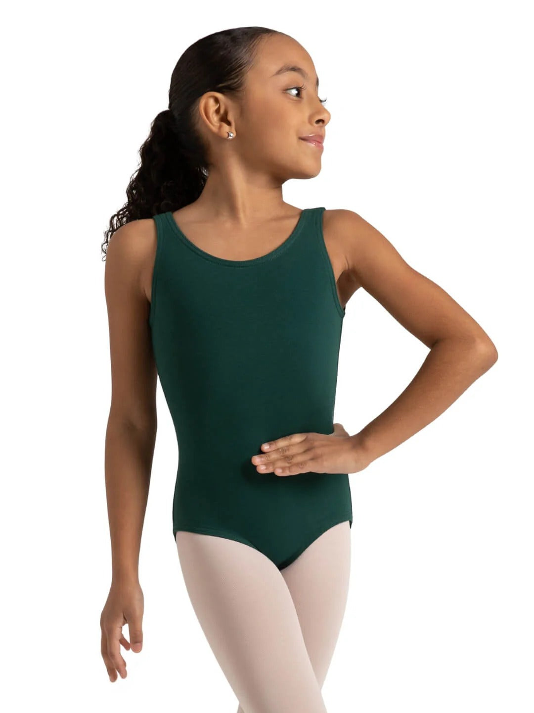 CAPEZIO CC201C GIRLS HIGH NECK TANK LEOTARD