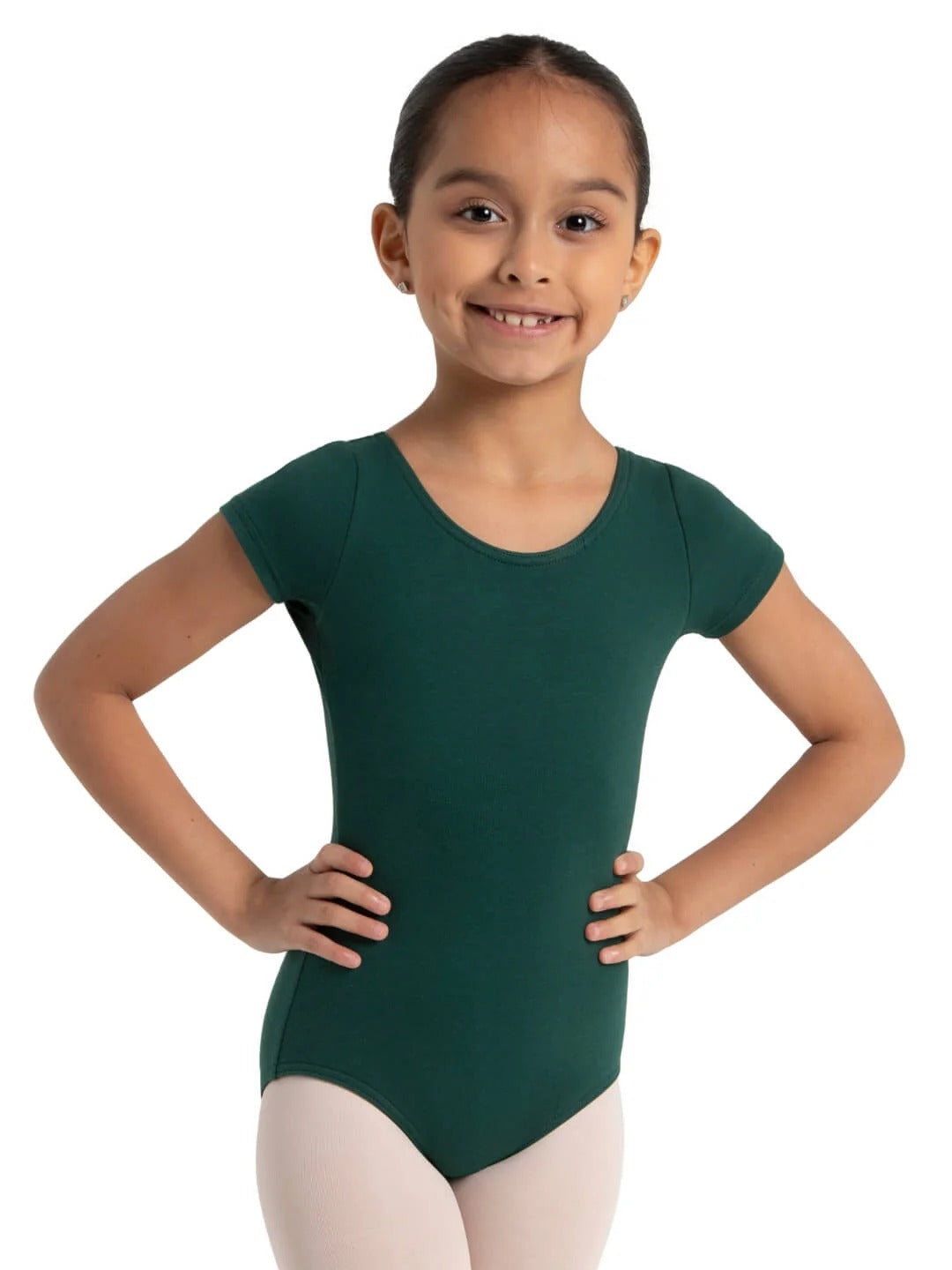CAPEZIO CC400C GIRLS SHORT SLEEVE LEOTARD