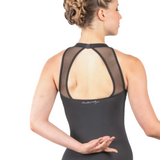 BALLET ROSA WOMEN BOUVIER NECK WITH FRT MOTIF OPEN BACK LEOTARD