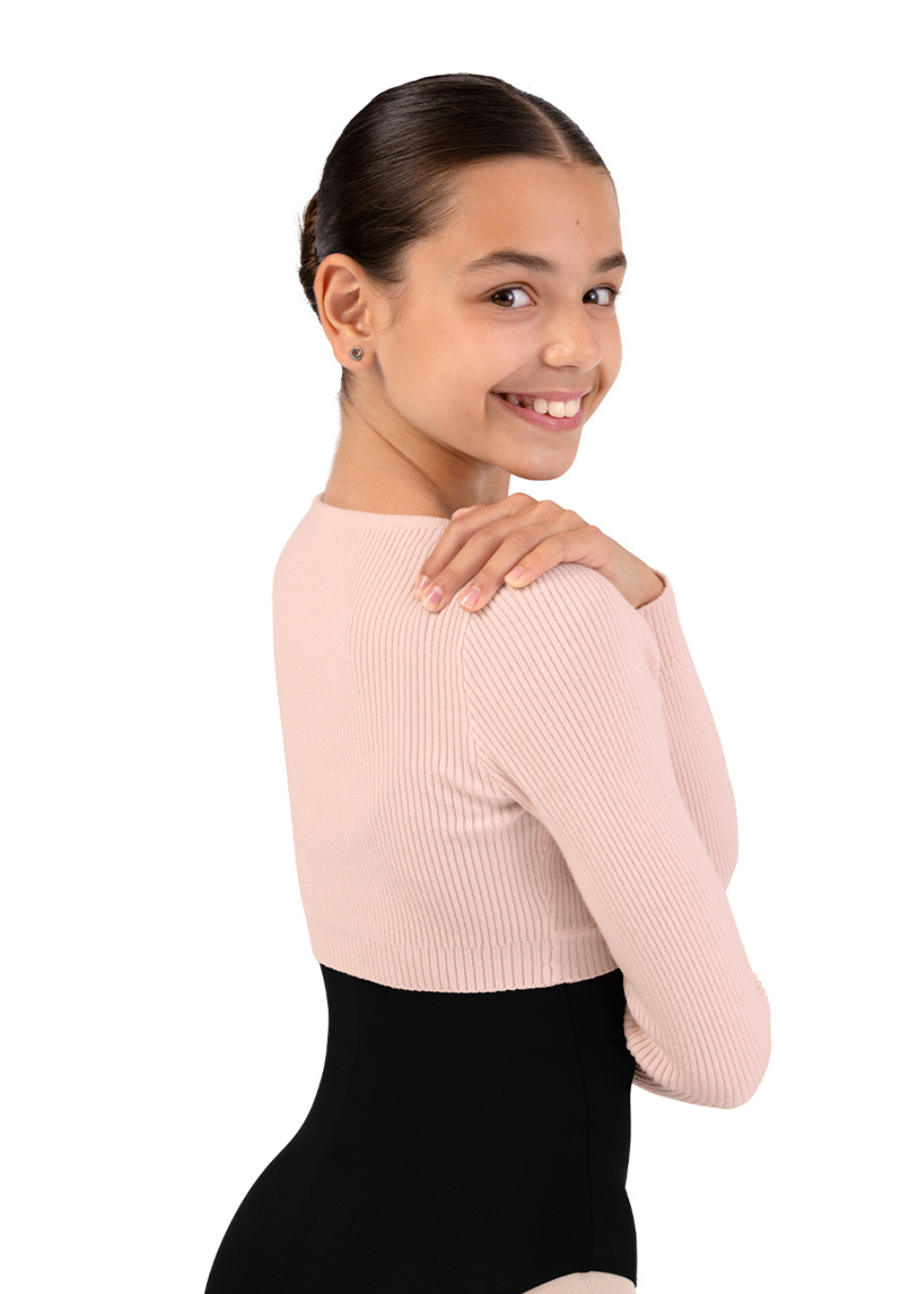 GIRLS STARLING KNIT WRAP TOP- BLOCH