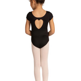 DANSHUZ 24127C GIRLS AMARA HEART CAP SLEEVE LEOTARD