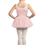 MIRELLA M490C GIRLS SCOOP TANK TUTU LEOTARD